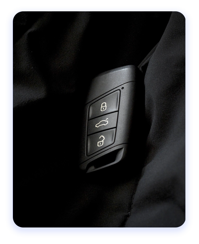Car Keys with green tick